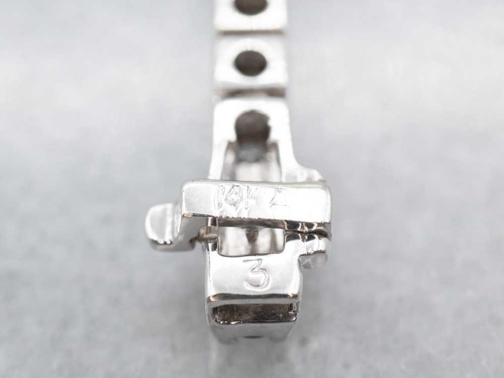 Diamond Encrusted Tennis Bracelet - image 4