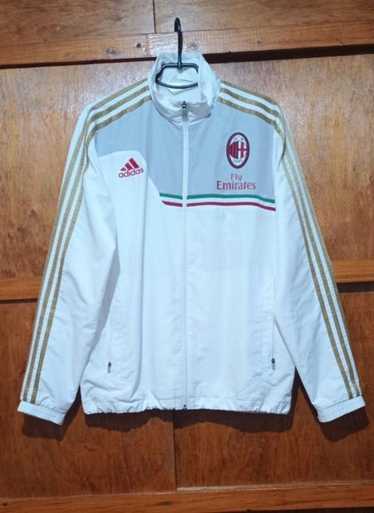 Adidas × Soccer Jersey × Vintage White Jacket AC M