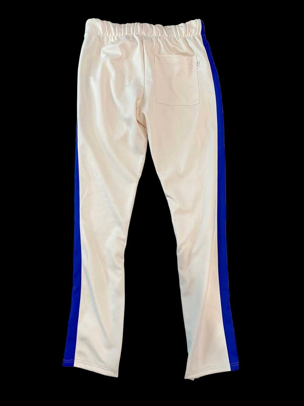 Eptm EPTM trackpants side stripe Cream/blue size … - image 2