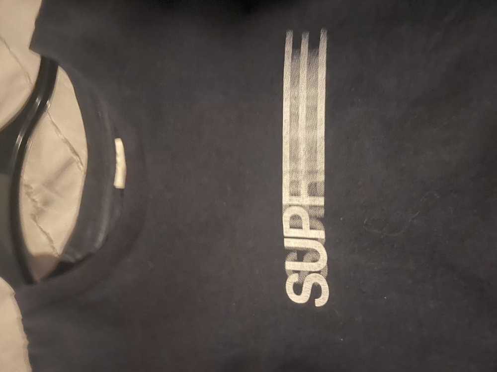 Supreme Supreme motion logo tee (navy M) - image 2