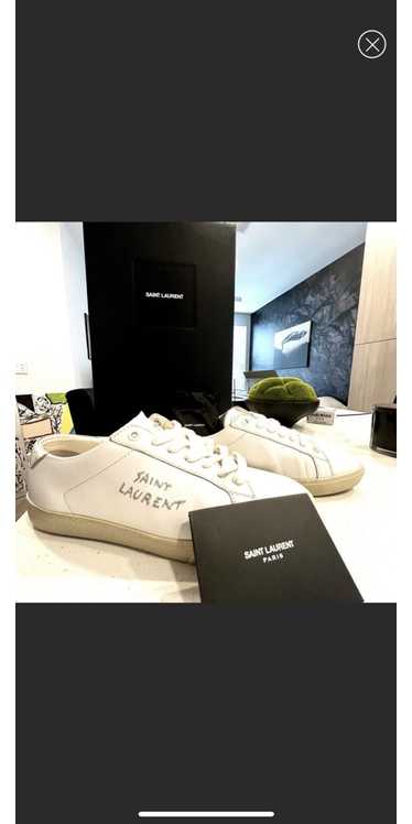 Yves Saint Laurent YSL White Sneakers like new