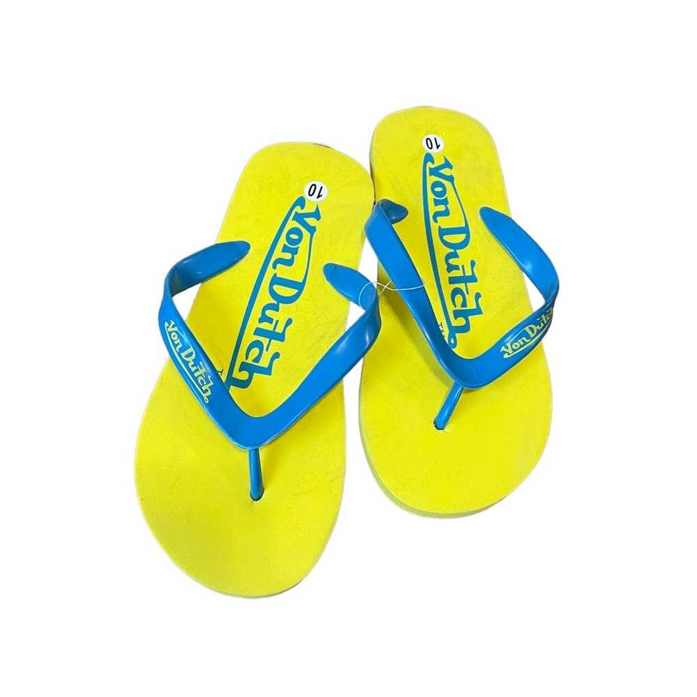 Vintage × Von Dutch Vintage Von Dutch Flip Flops … - image 1