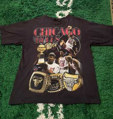 Vintage 1997 Chicago Bulls '97 NBA Champions Jordan Rodman Pippen' Rap Tee — The Pop-Up