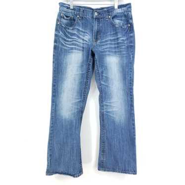 Designer Mens Slim Fit Blue And Black Boot Cut Jeans Slightly Flared,  Classic Stretch Denim Bootcut Trousers Mens 211206 From Lu006, $39.48 |  DHgate.Com