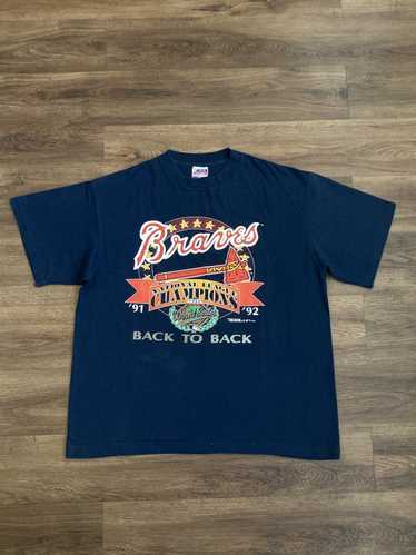 Vintage MLB Atlanta Braves World Series Champions Ring T-Shirt - lukifo
