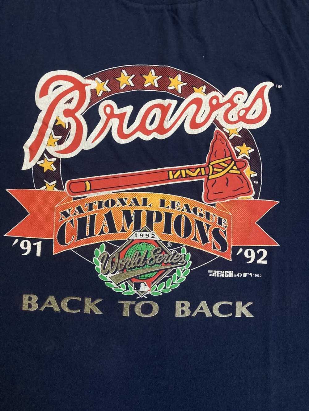 MLB × Streetwear × Vintage 1992 Atlanta Braves T. - image 2