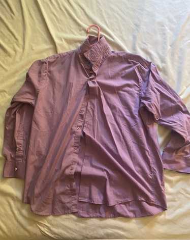 Vintage Adrienne Vittadini Purple Dress shirt