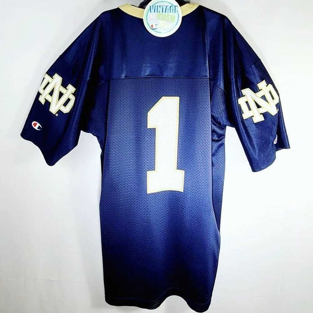 Champion × Ncaa × Vintage Notre Dame jersey rare … - image 4