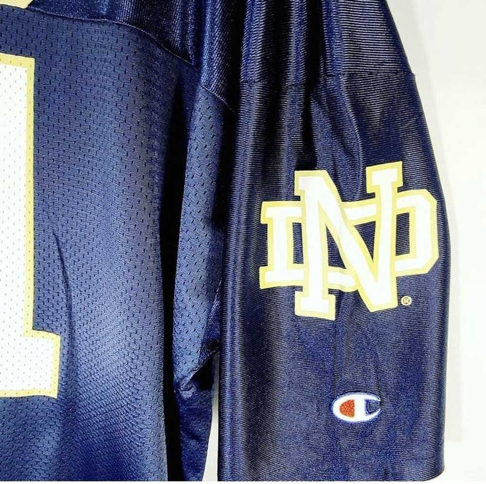 Champion × Ncaa × Vintage Notre Dame jersey rare … - image 5