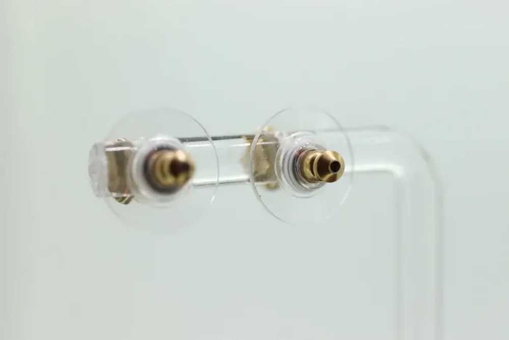 14k Buttercup 1/2ct Diamond stud earrings. 14k Ye… - image 5
