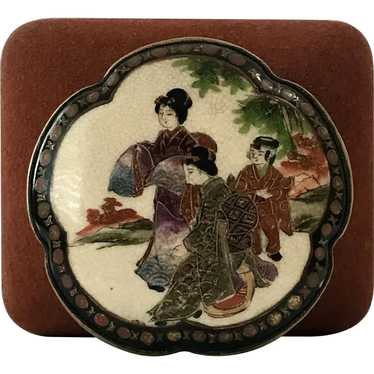 Fabulous! Meiji Period Japanese Pottery Satsuma Br
