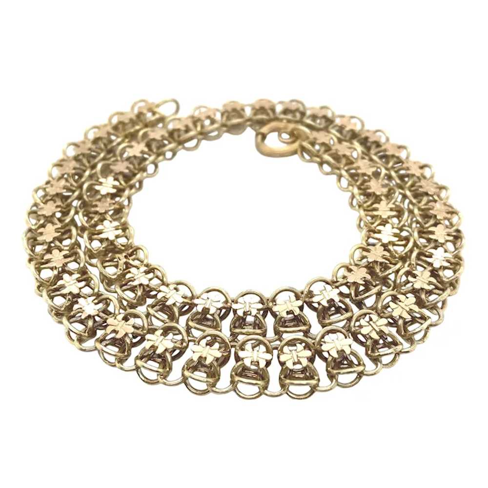 Victorian 14K Yellow Gold Chain - image 3