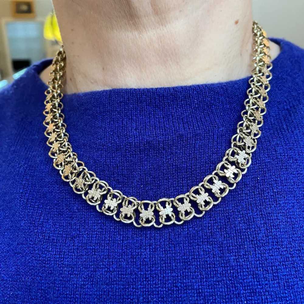 Victorian 14K Yellow Gold Chain - image 4