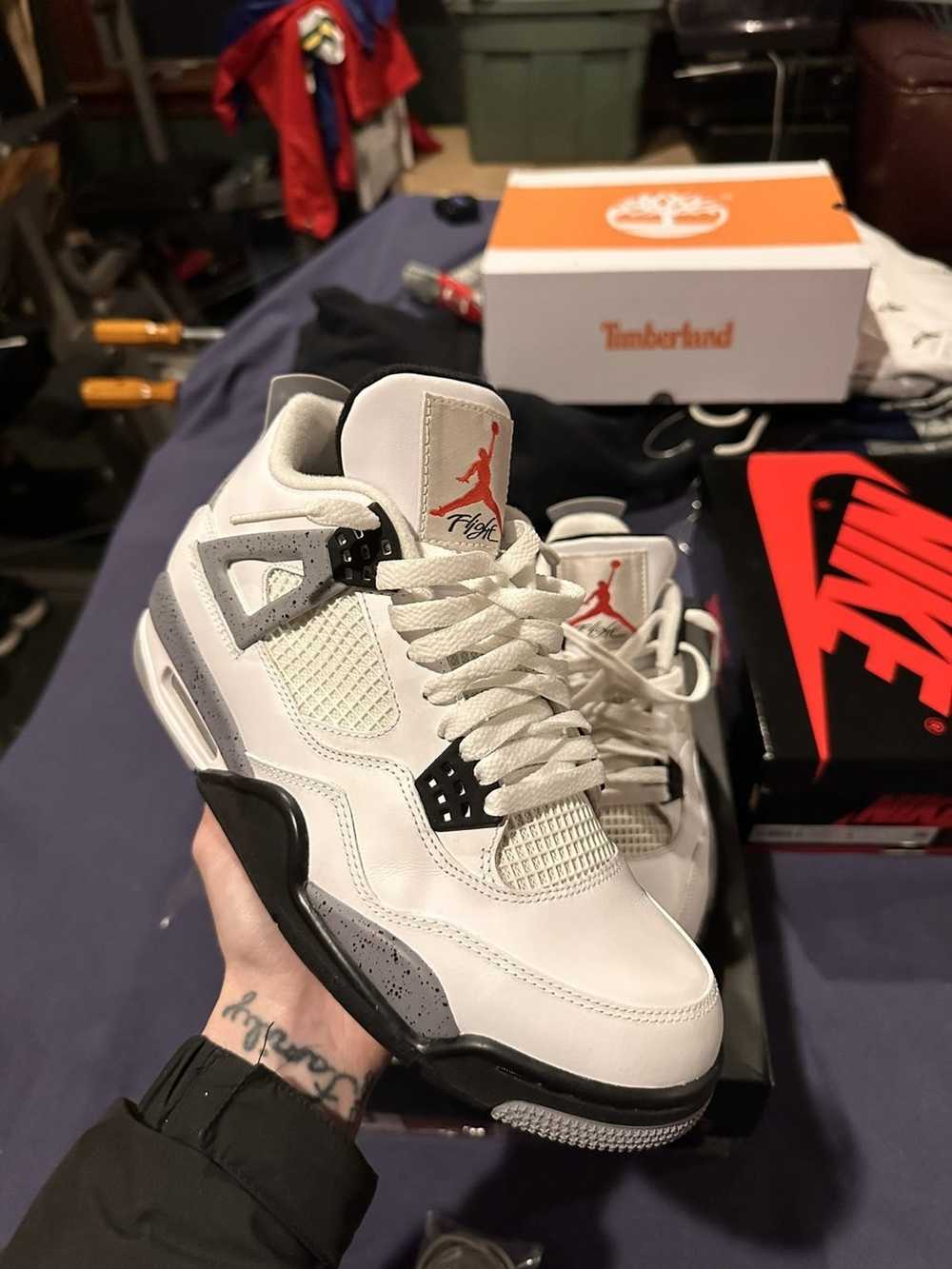 Jordan Brand Jordan 4 white cement (jumpman) - image 1