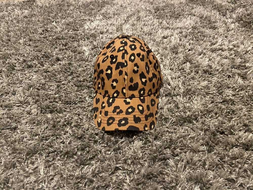 Vintage Adjustable Leopard-Print Cap - image 1