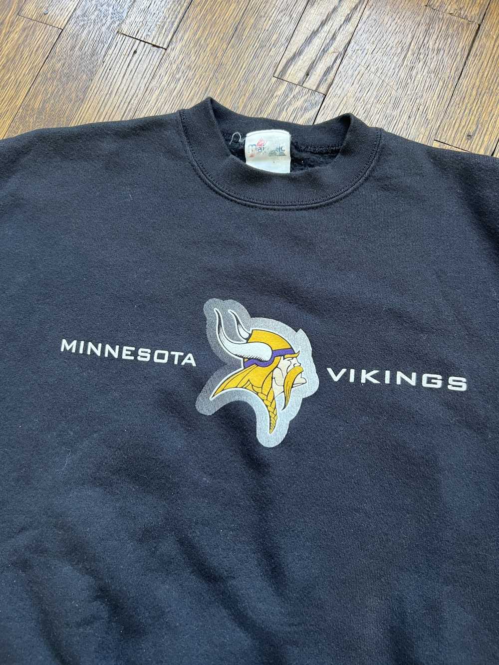 Majestic × NFL Minnesota Vikings Vintage 50/50 Ma… - image 2