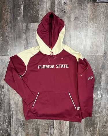 Men's Nike Garnet Florida State Seminoles Campus Retro Fleece Pullover  Hoodie