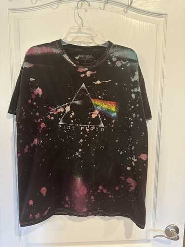 Pink Floyd Pink Floyd paint splatter tie dye shirt