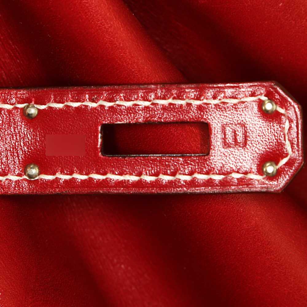 Hermès Birkin 35 cm handbag in red H box leather … - image 5