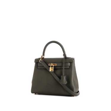 Hermès Kelly 25 cm handbag in Vert de Gris togo l… - image 1