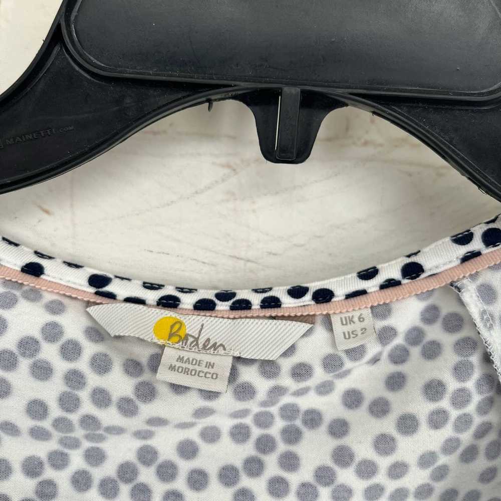 Boden Boden polka dot wrap top 2 - image 6