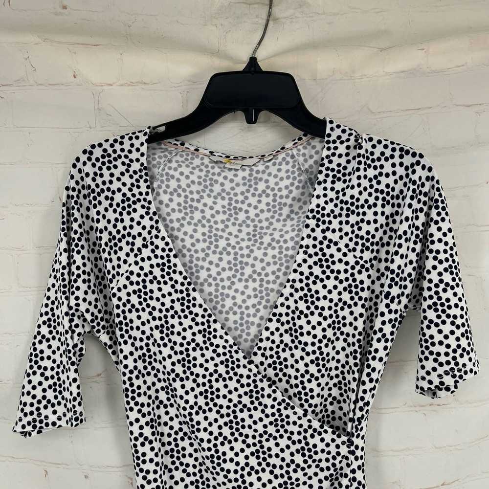 Boden Boden polka dot wrap top 2 - image 7