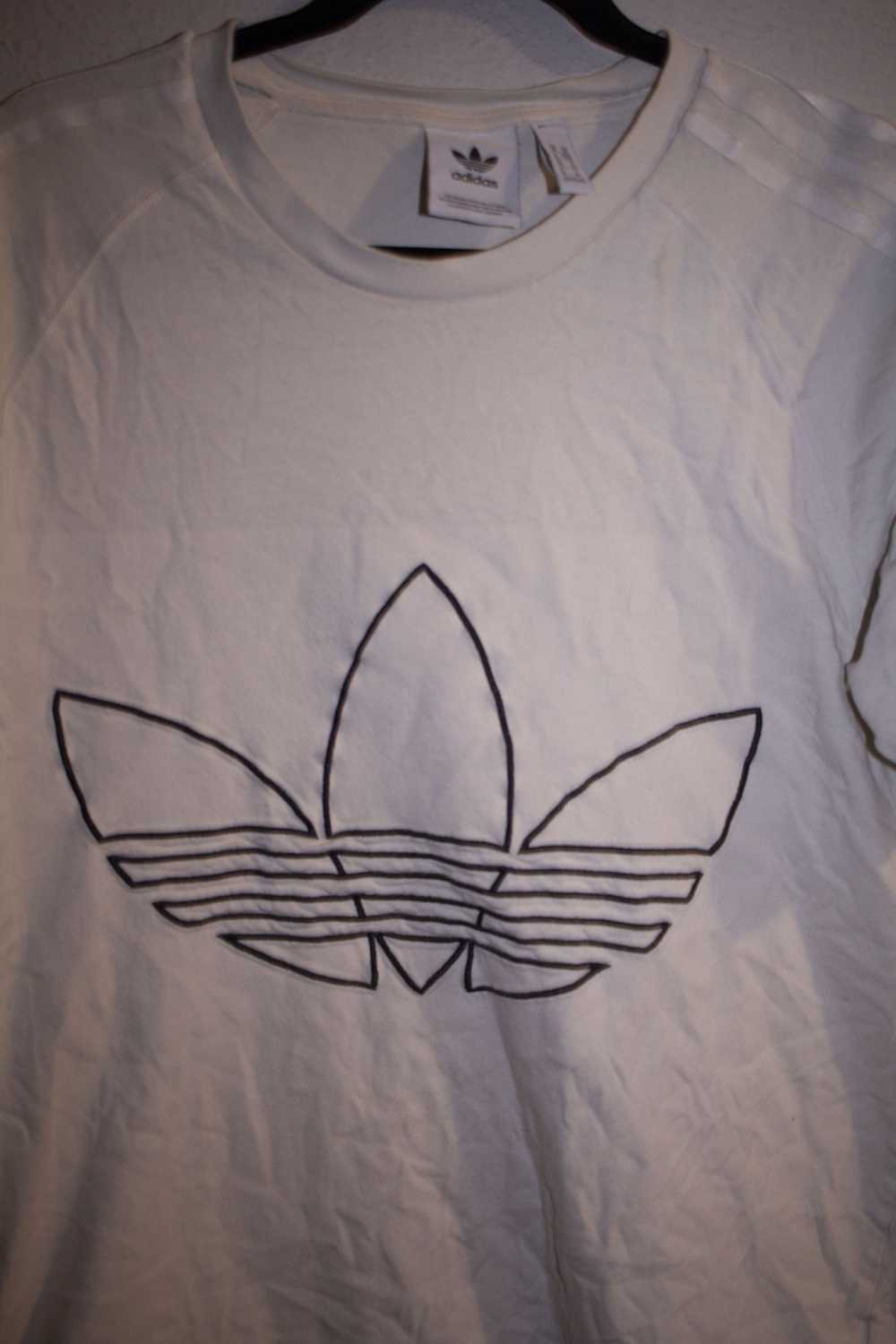 Adidas × Vintage Vintage Adidas Tan Embroidered 3… - image 3