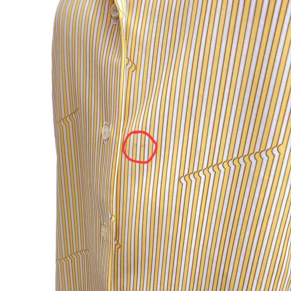 Vintage Vintage 70s Yellow Polyester Shirt Collar… - image 3