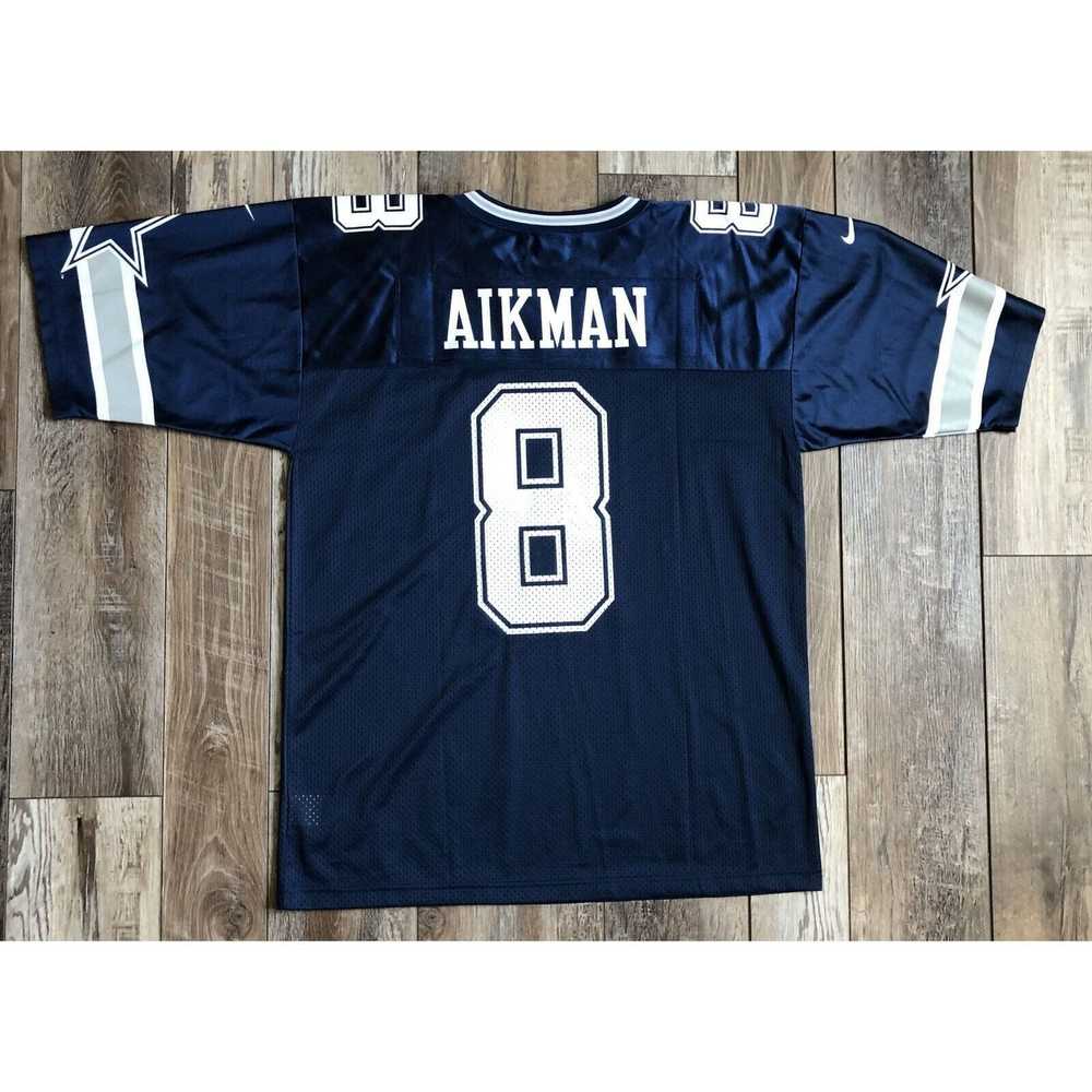 Nike Troy Aikman #8 Dallas Cowboys Jersey Blue Ni… - image 1