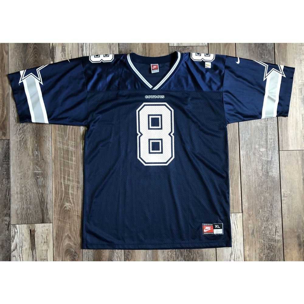 Nike Troy Aikman #8 Dallas Cowboys Jersey Blue Ni… - image 2