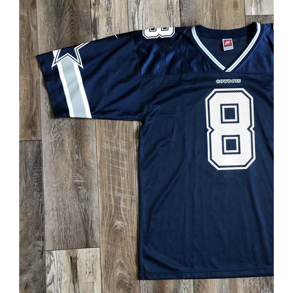 Nike Troy Aikman #8 Dallas Cowboys Jersey Blue Ni… - image 3