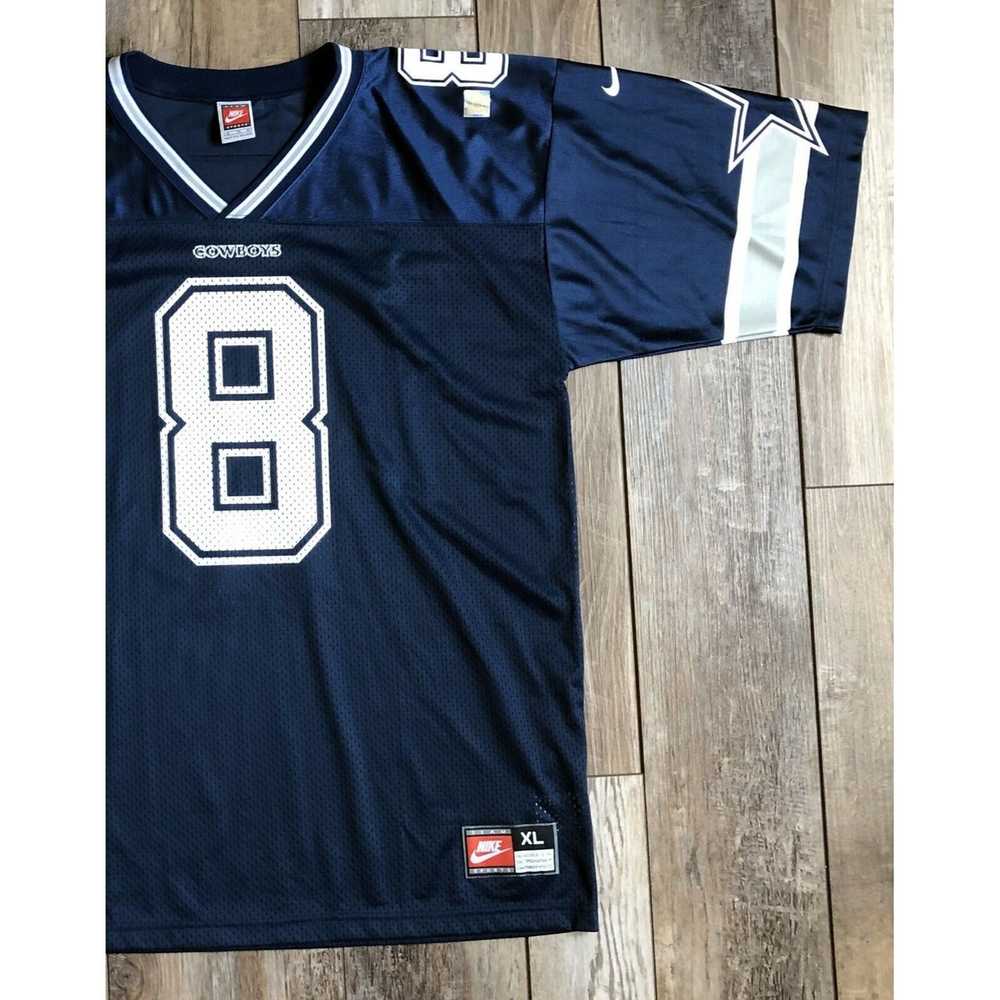 Nike Troy Aikman #8 Dallas Cowboys Jersey Blue Ni… - image 4