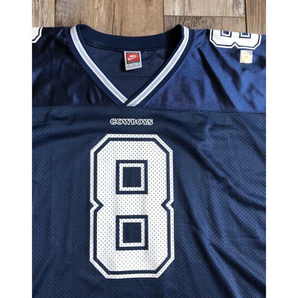 Nike Troy Aikman #8 Dallas Cowboys Jersey Blue Ni… - image 5