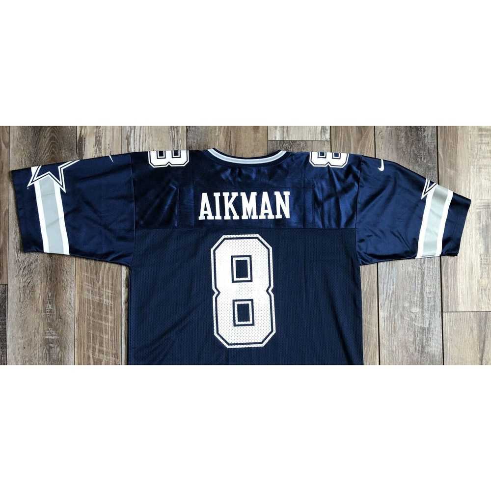 Nike Troy Aikman #8 Dallas Cowboys Jersey Blue Ni… - image 8