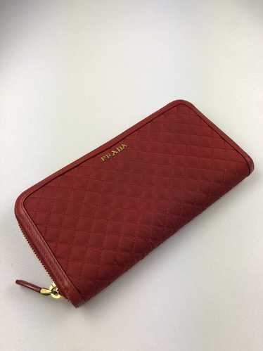 Prada Prada quilted leather zippy wallet