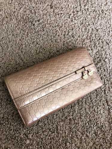 Gucci Gucci guccissima leather long wallet