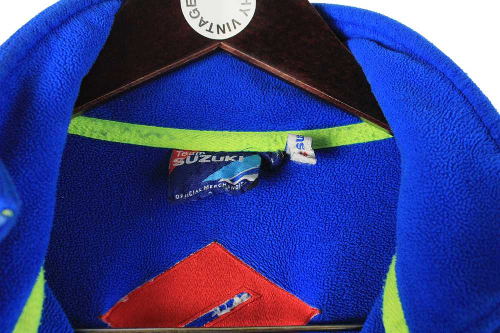 Vintage Suzuki Fleece Full Zip Large - image 6