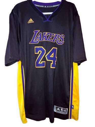 Adidas NBA Los Angeles Lakers Jersey #24 Kobe Bryant Yellow Home sz M +2  white