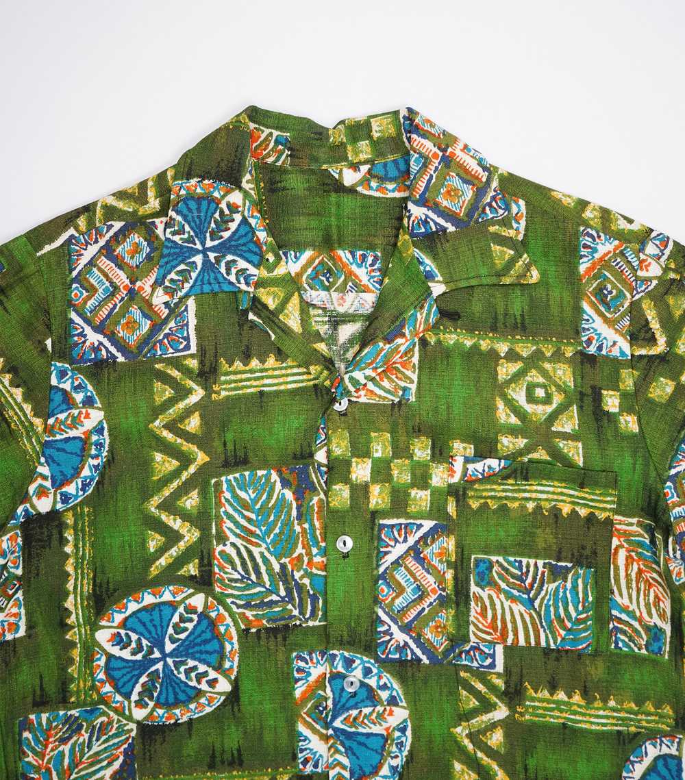 1970's Cotton Patterned Shirt S/S - image 3