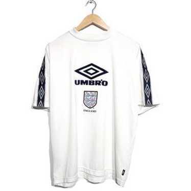 ウェア 90s~ old UMBRO ENGLAND T-shirt uniform Vintage 90s UMBRO England T-shirt / Rare Football Training T