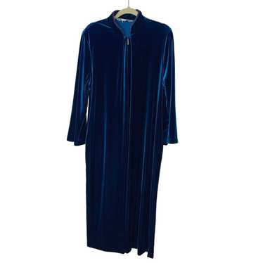 Smocked half zip robe - Gem