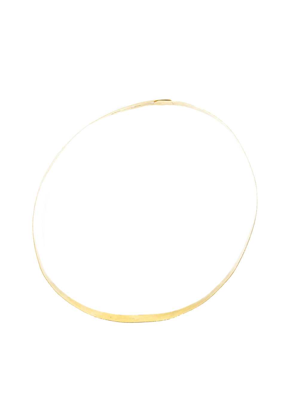 Yves Saint Laurent Textured Goldtone Waist Belt - image 5