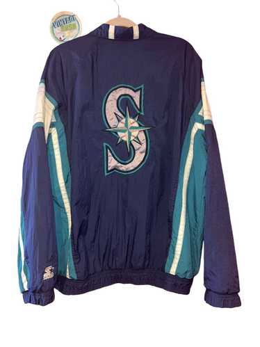 Vintage Starter (Diamond Collection) - Seattle Mariners Satin Jacket 1990s X-Large
