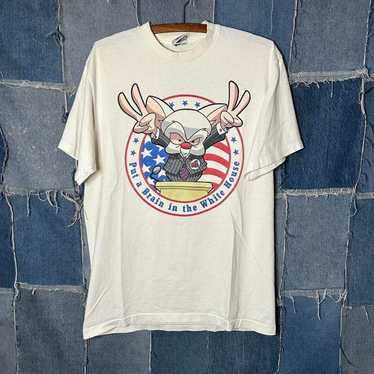 Vintage offers 90s Pinky and the Brain President White House Election T-shirt