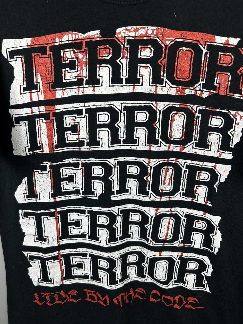 Band Tees × Tour Tee × Vintage Terror live by the… - image 2