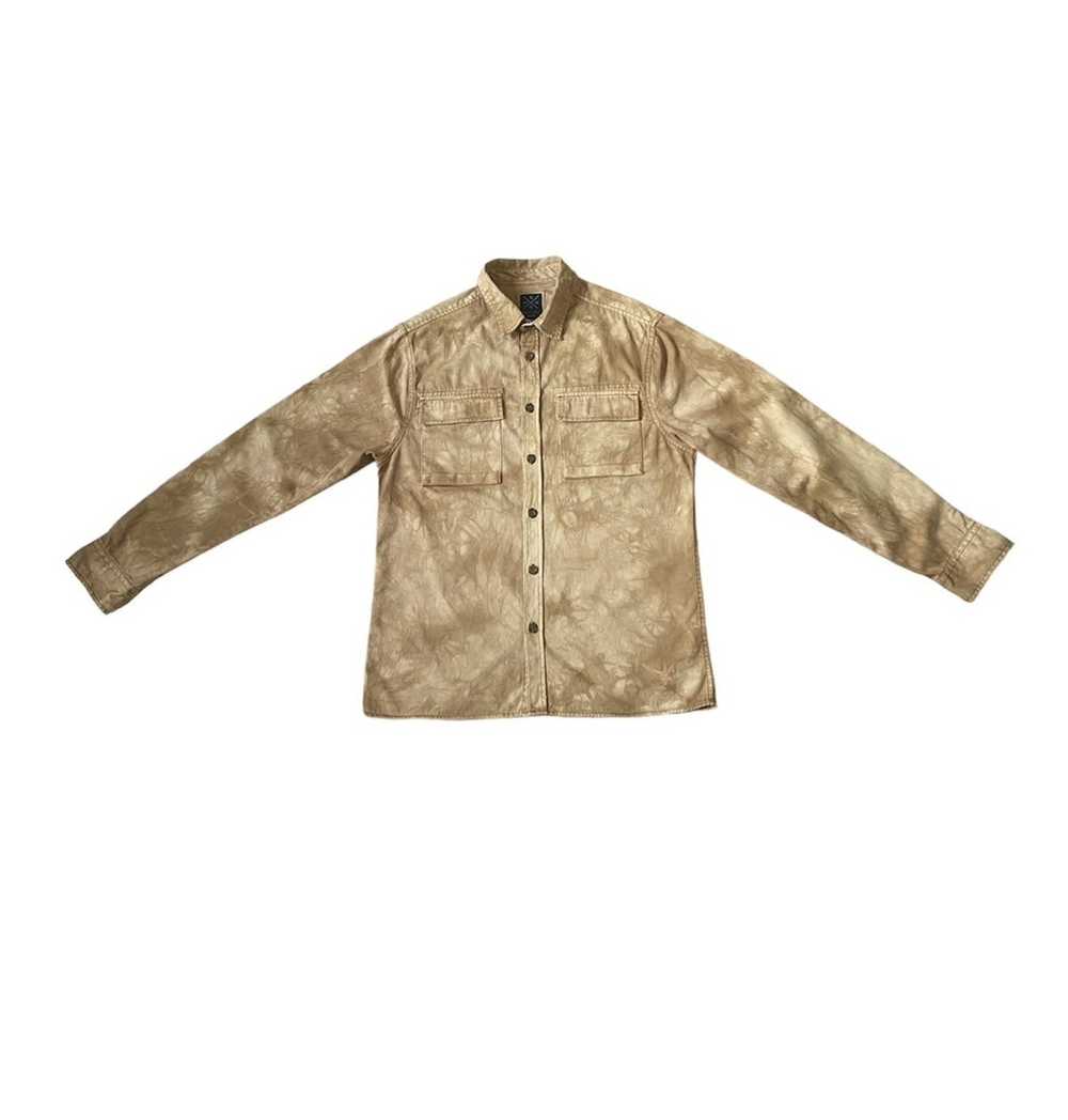 Rare × Streetwear Acid Wash Men’s Button Up Shirt - image 3