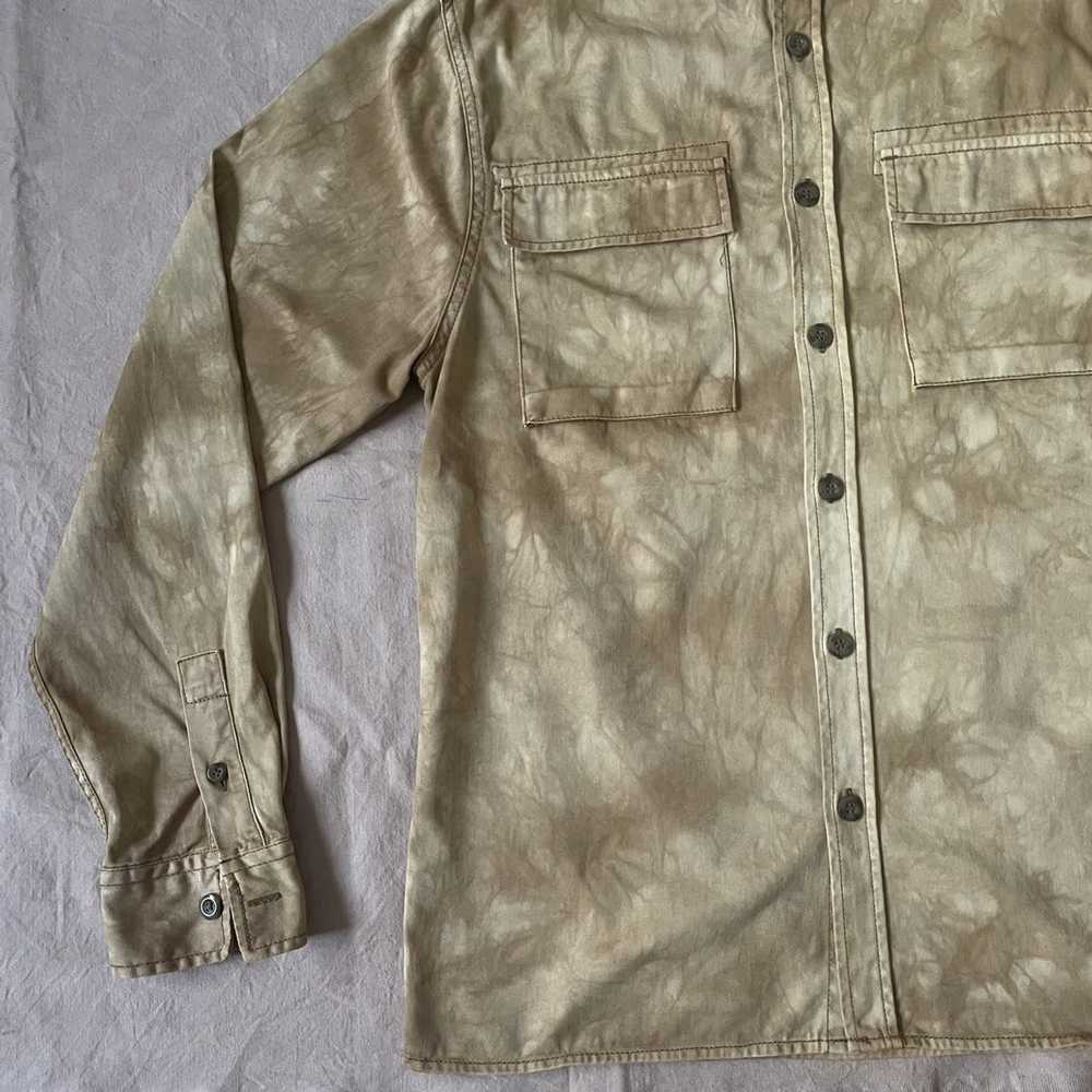 Rare × Streetwear Acid Wash Men’s Button Up Shirt - image 6