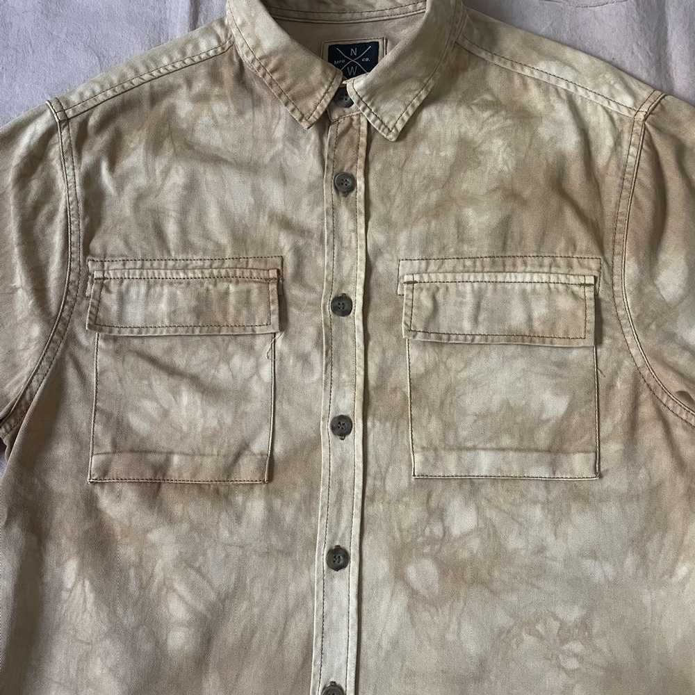 Rare × Streetwear Acid Wash Men’s Button Up Shirt - image 7
