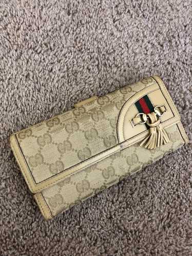 Gucci Gucci gg canvas monogram horse bit long wall