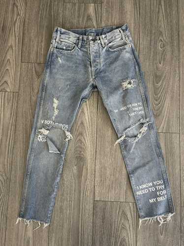 Designer Laundered Works Corp Blue Denim Jeans